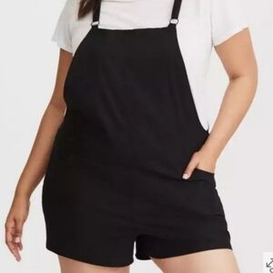 Torrid Black Overalls 4